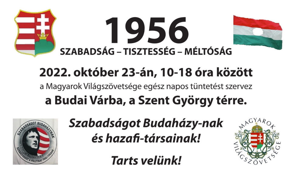 Demonstráció Budaházyék szabadulásáért!