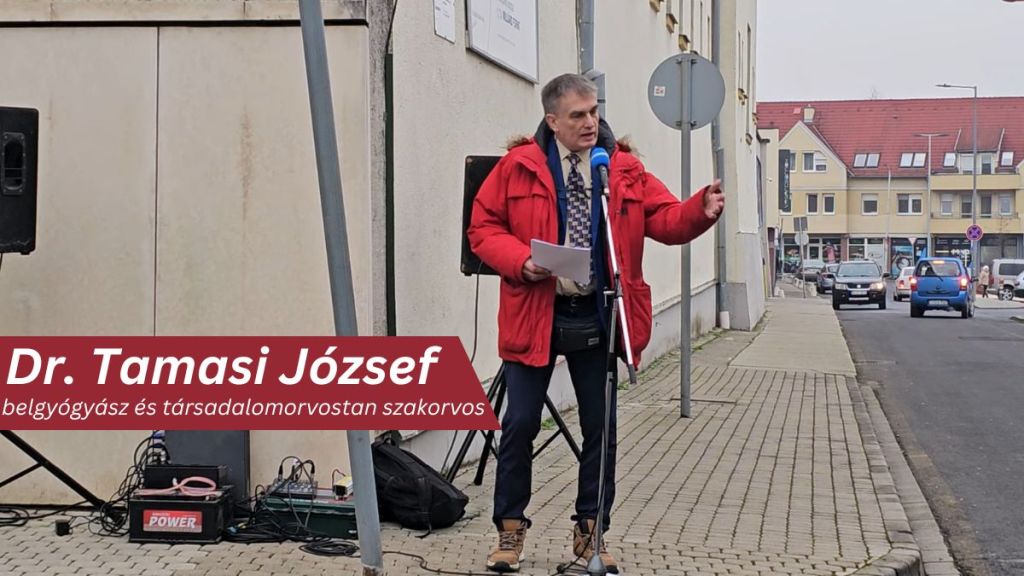 demonstráció a gyerekek védelméért, Dr. Tamasi József&nbsp;beszéde
