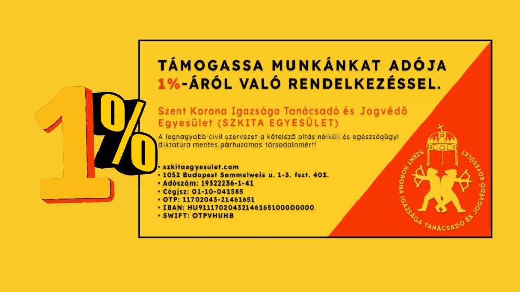 Támogassa munkánkat adója 1%-áról való&nbsp;rendelkezéssel